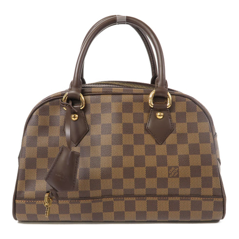 LOUIS VUITTON LV GHW Duomo Hand Bag N60008 Damier Ebene Brown