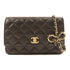 CHANEL CC GHW Wallet On Chain Crossbody Shoulder Bag Calfskin Leather