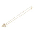 CHANEL CC Necklace P21/K Metal Gold