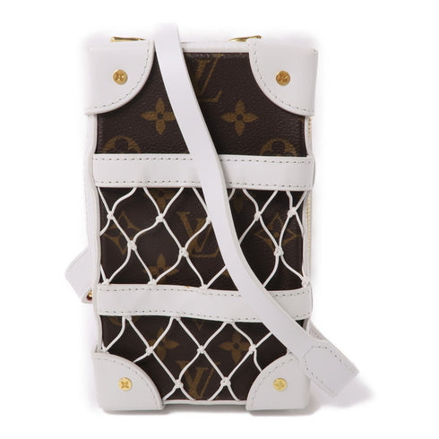 LOUIS VUITTON GHW LV x NBA Soft Trunk Shoulder Bag M80102 Monogram Leather