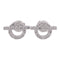 HERMES Finesse Earrings Diamond 18K White Gold
