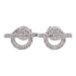 HERMES Finesse Earrings Diamond 18K White Gold
