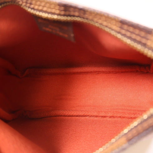 LOUIS VUITTON LV GHW Trousse Makeup Accessory Pouch Handbag N51982 Damier Brown v1