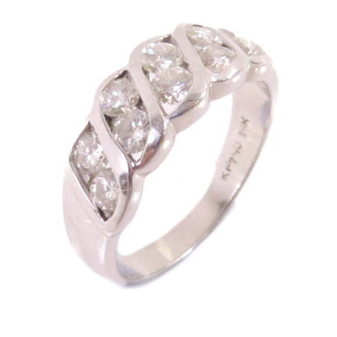 Jewelry Diamond Ring US#5.25 18K White Gold v1