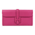 HERMES Jige Elan 29 Clutch Swift Leather Rose Pourpre