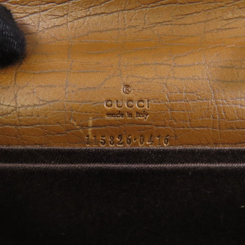 GUCCI GG Shoulder Bag 115826 Canvas Brown