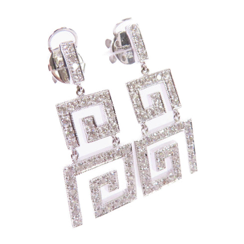 FINE JEWELRY 0.47ct Diamond Earrings 18K White Gold