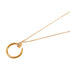 CARTIER Diamond Juste Un Clou Necklace 18K Yellow Gold