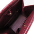 CHANEL Quilted GHW CC Chain Shoulder Bag Calfskin Leather Wine-Red