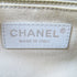CHANEL Quilted CC SHW Single Flap Chain Shoulder Bag Tweed Navy White