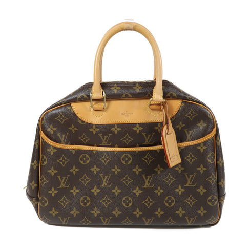 LOUIS VUITTON LV GHW Deauville GM Handbag M47270 Monogram Brown