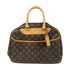 LOUIS VUITTON LV GHW Deauville GM Handbag M47270 Monogram Brown