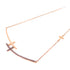 Fine Jewelry Brown Diamond Necklace 14K Rose Gold