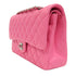 CHANEL Quilted CC SHW Classic 25 Chain Shoulder Bag Calfskin Leather Pink
