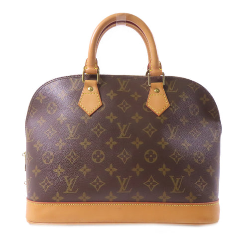 LOUIS VUITTON LV GHW Alma Handbag M51130 Monogram Brown v5
