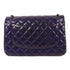 CHANEL CC SHW Large Classic Chain Shoulder Bag Lambskin Leather Purple