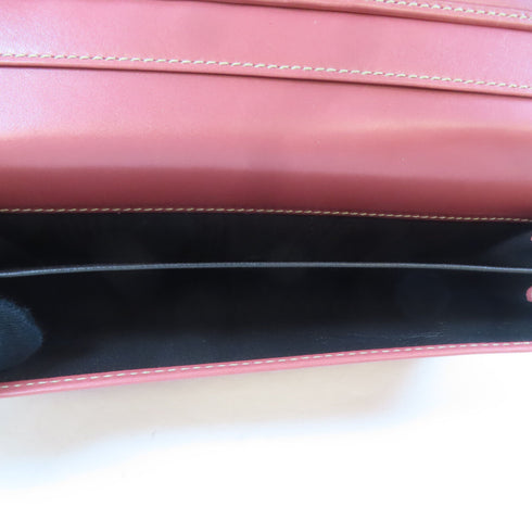 GUCCI GG SHW Long Bifold Wallet 146199 Calfskin Leather Pink