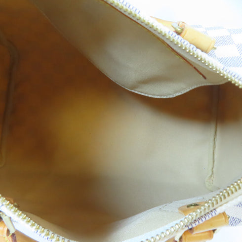 LOUIS VUITTON LV Speedy 30 Hand Bag N41533 Damier Azur White