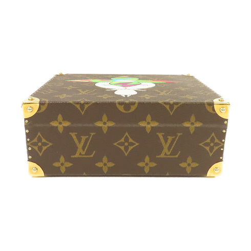 LOUIS VUITTON LV GHW Flower Hatman Murakami Takashi Jewelry Box Monogram Brown