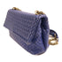 BOTTEGA VENETA BV GHW Chain Shoulder Bag Leather Blue