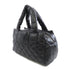 CHANEL Quilted CC SHW Co Co Cocoon Handbag Nylon Black
