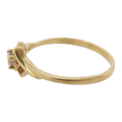 JEWELRY Diamond Ring US#6 18K Yellow Gold