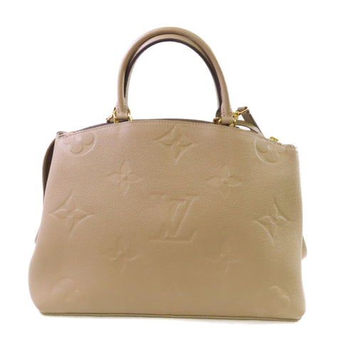 LOUIS VUITTON LV GHW Grand Palais Hand Shoulder Bag M45833 Mono Empreinte Beige