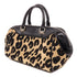 LOUIS VUITTON LV SHW Leopard Baby Hand Bag Flocking Beige/Black