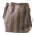 FENDI GHW Vintage Bucket Bag Shoulder Bag Coated Canvas