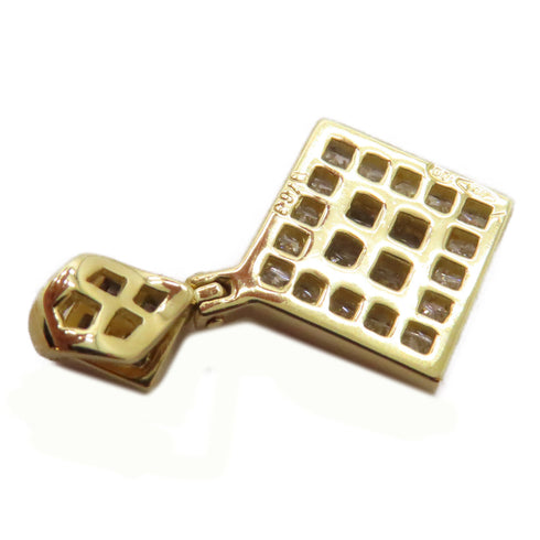 FINE JEWELRY 1.69ct Diamond Pendant Top 18K Yellow Gold 6.0g