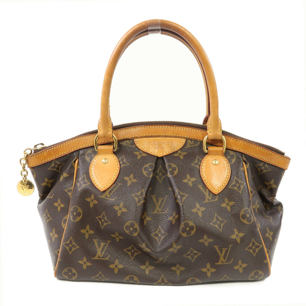 LOUIS VUITTON LV GHW Tivoli PM Shoulder Handbag M40143 Monogram Brown