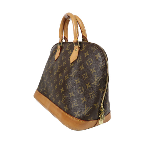 LOUIS VUITTON LV GHW Alma Handbag M51130 Monogram Brown v4