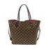 LOUIS VUITTON LV GHW Neverfull MM Tote Shoulder Bag N51105 Damier Ebene Brown v1
