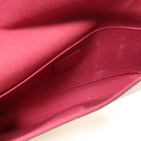 LOUIS VUITTON LV GHW Felicie Pochette Chain Shoulder Bag M61276 Monogram Brown v2