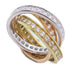 CARTIER Trinity Ring 3Diamond Ring Cartier#43 US#2.5 18K YG 18K WG 18K RG