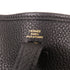 HERMES GHW Evelyne TPM Shoulder Bag Clemence Leather Black
