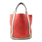 ANYA HINDMARCH Handbag Canvas Red Brown