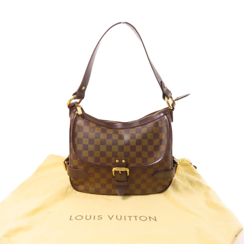 LOUIS VUITTON LV GHW Highbury Shoulder Bag N51200 Coated Canvas Damier Brown