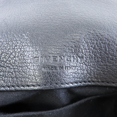 GIVENCHY SHW Obsedia Crossbody Shoulder Bag Goatskin Leather Black