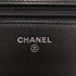 CHANEL Herringbone CC 2.55 Wallet Chain Shoulder Bag A80834 Lambskin Black