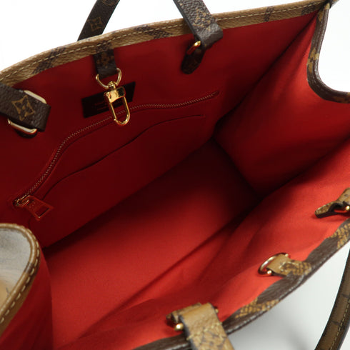 LOUIS VUITTON LV GHW On The Go MM 2 Way Bag Handbag M45321 Monogram Brown