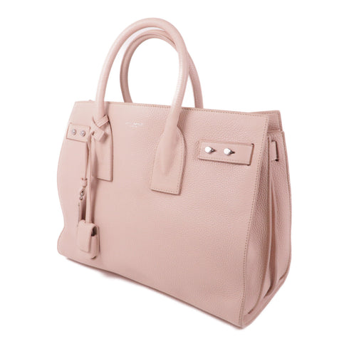 SAINT LAURENT YSL SHW Sac De Jour 2 Way Bag 464960 Calfskin Leather Pink