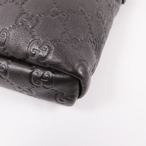 GUCCI GG SHW Shoulder Bag 223666 Calfskin Leather Brwon