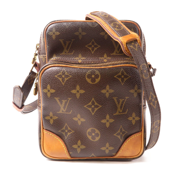 LOUIS VUITTON LV GHW Amazon Crossbody Shoulder Bag M45236 Monogram Brown
