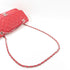 CHANEL CC SHW Chain Shoulder Bag Calfskin Leather Red v2