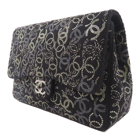 CHANEL CC SHW Chain Shoulder Bag Canvas