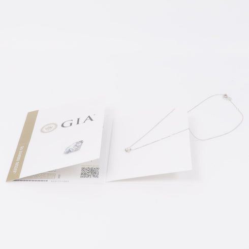 CARTIER C De Diamond Necklace 18K White Gold