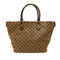 LOUIS VUITTON LV GHW Saleya MM Shoulder Bag Damier 128593 Brown