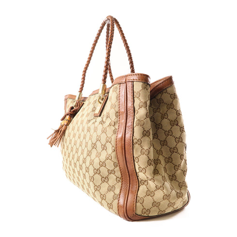 GUCCI GG Shoulder Bag 269945 Canvas Brown