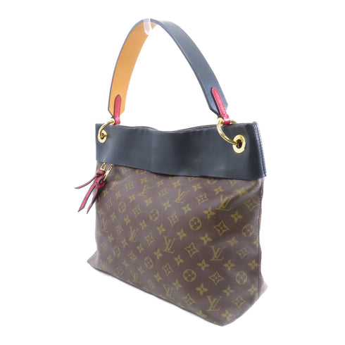 LOUIS VUITTON LV GHW Tuileries Shoulder Bag M43154 Monogram Brown Black